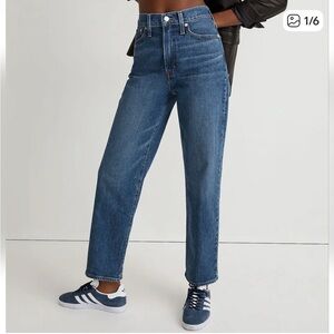 Madewell Perfect Vintage Straight Jeans  Size 25